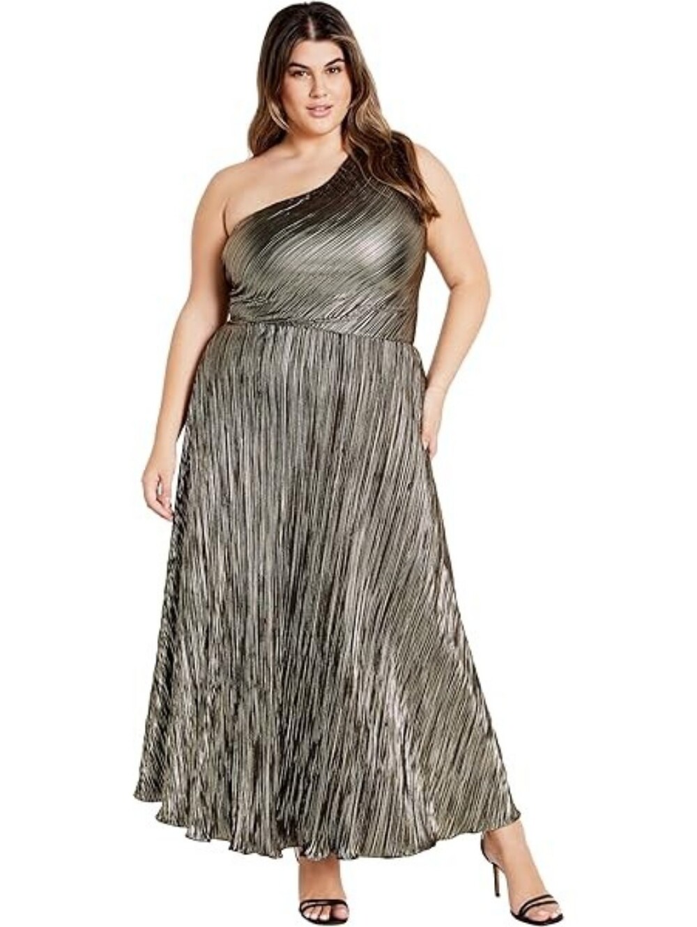 NWT City Chic Plus Size Kamilla Dress Bronze 20